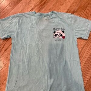 Riot Society Kids Panda Tee - Mint Green